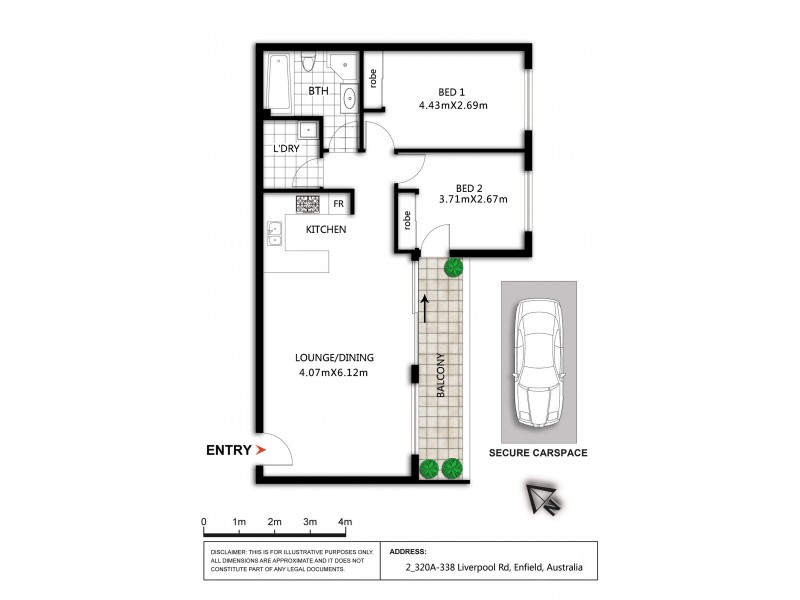 2/320A-338 Liverpool Road, Enfield NSW 2136 Floorplan