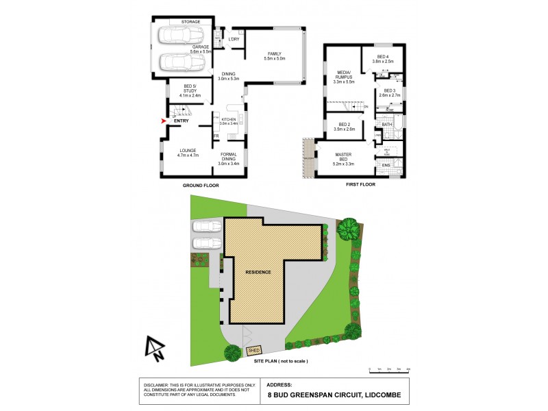 8 Bud Greenspan Circuit, Lidcombe NSW 2141 Floorplan
