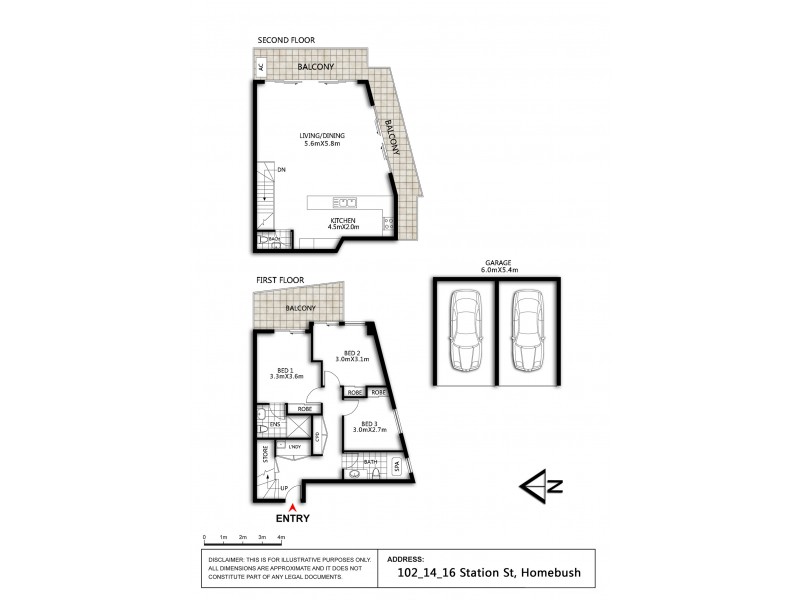 102/14-16 Station Street, Homebush NSW 2140 Floorplan