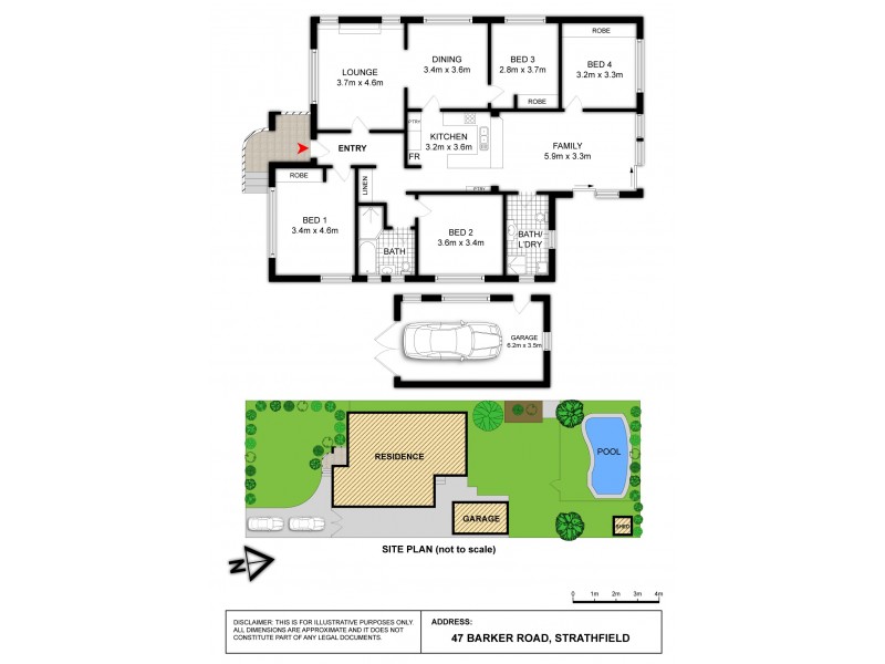 47 Barker Road, Strathfield NSW 2135 Floorplan