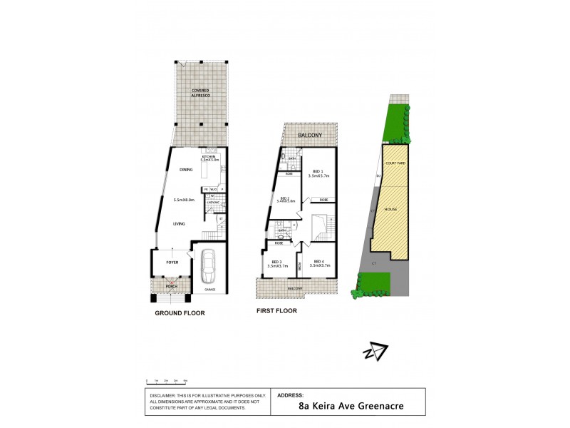 8A Keira Avenue, Greenacre NSW 2190 Floorplan