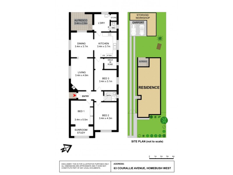63 Courallie Avenue, Homebush West NSW 2140 Floorplan