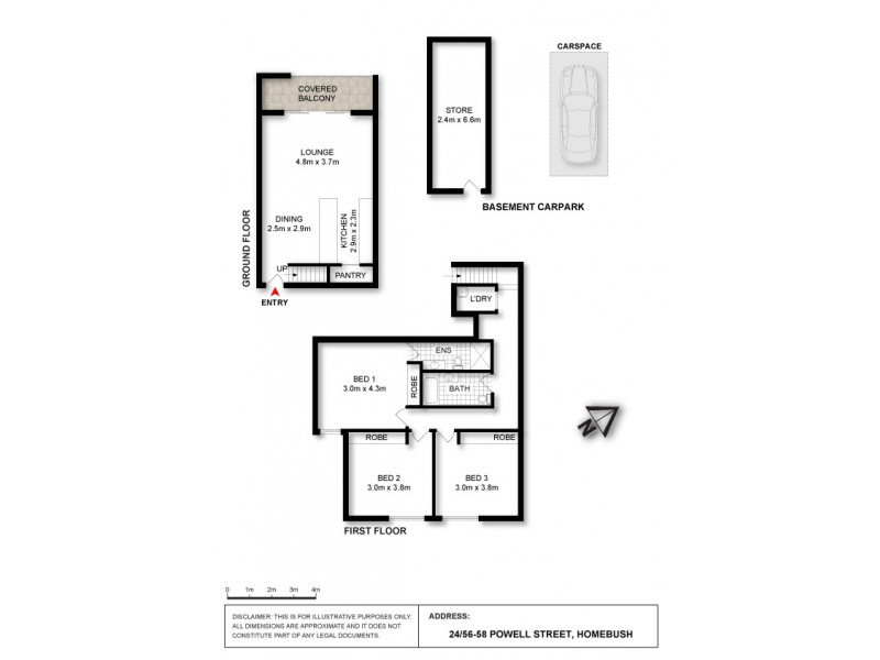 24/56-58 Powell Street, Homebush NSW 2140 Floorplan