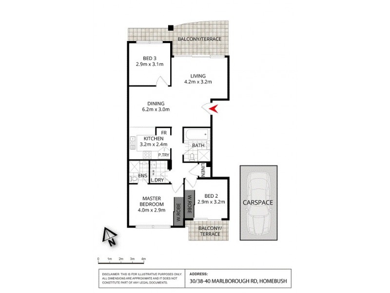 30/38-40 Marlborough Road, Homebush West NSW 2140 Floorplan