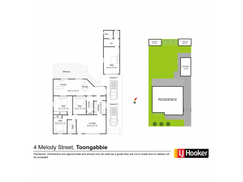 4 Melody Street, Toongabbie NSW 2146 Floorplan