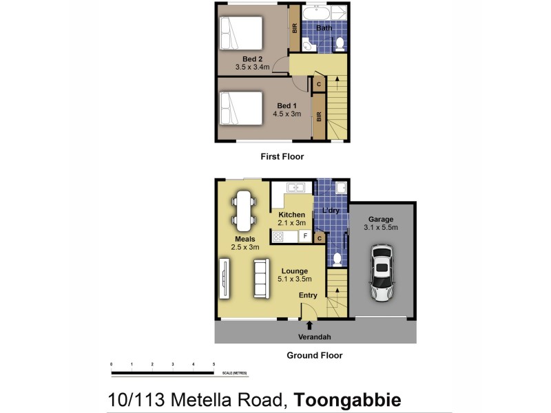 10/113 Metella Road, Toongabbie NSW 2146 Floorplan
