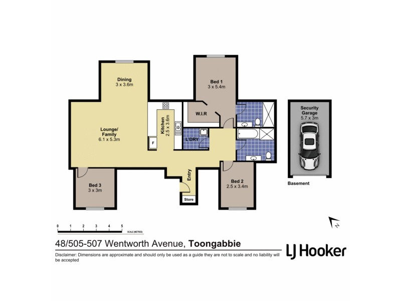 48/505-507 Wentworth Avenue, Toongabbie NSW 2146 Floorplan