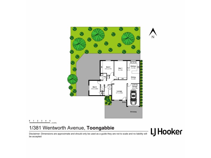 1/381 Wentworth Avenue, Toongabbie NSW 2146 Floorplan