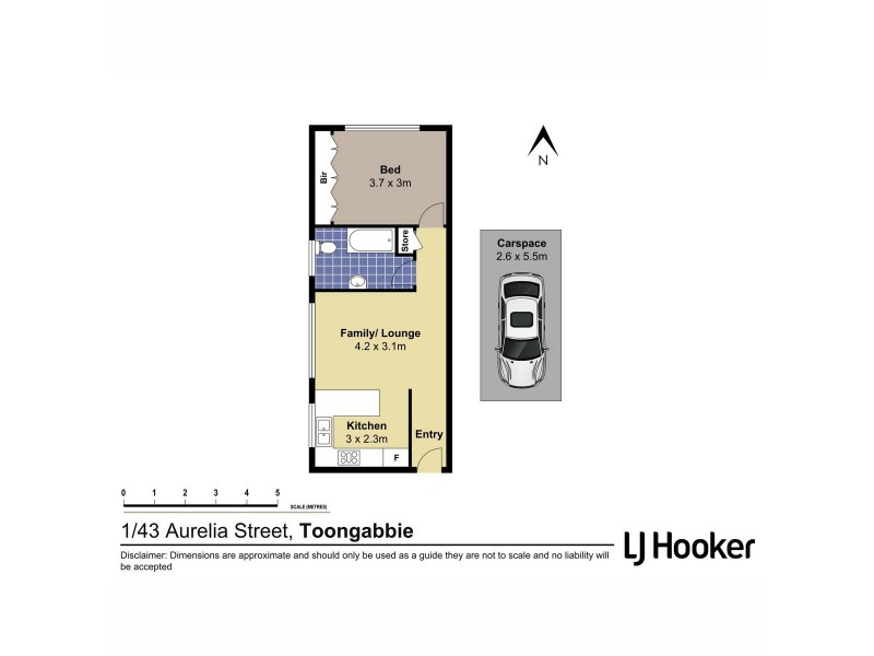1/43 Aurelia Street, Toongabbie NSW 2146 Floorplan