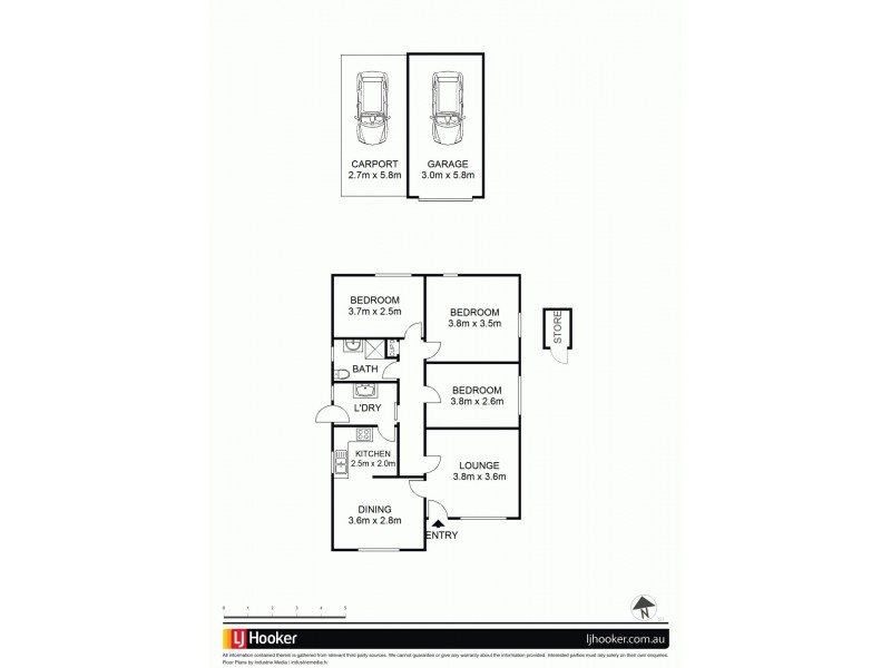 57 Rowley Street, Pendle Hill NSW 2145 Floorplan