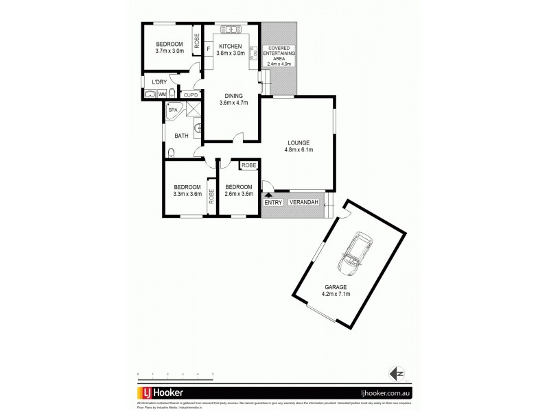 6 Cluden Close, Toongabbie NSW 2146 Floorplan