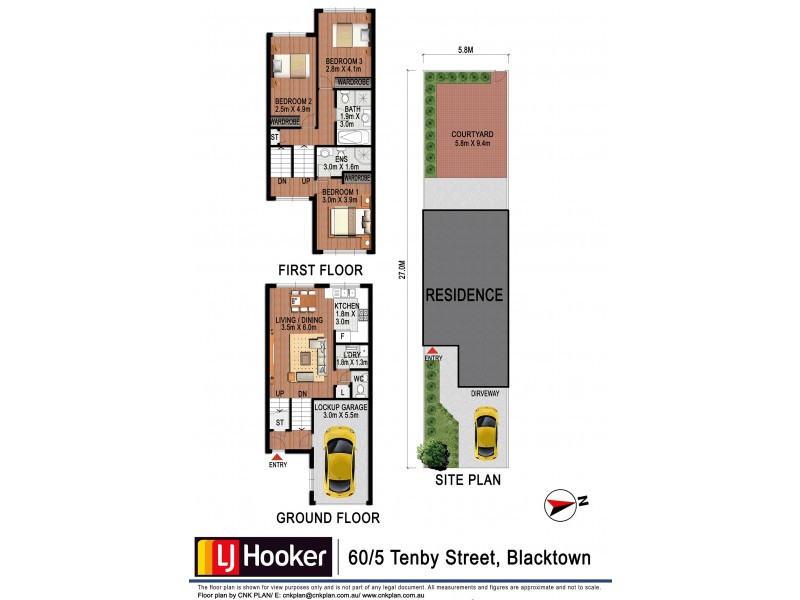 60/5 Tenby Street, Blacktown NSW 2148 Floorplan