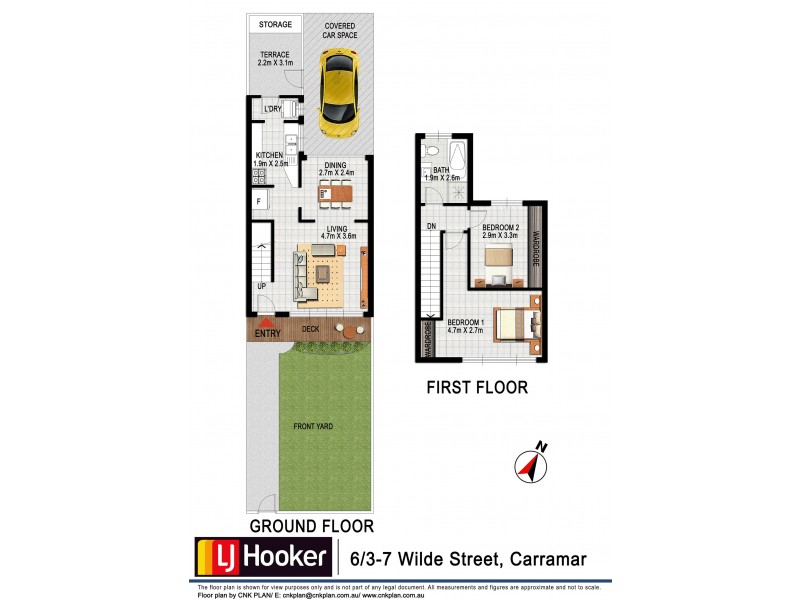 6/3-7 Wilde Street, Carramar NSW 2163 Floorplan