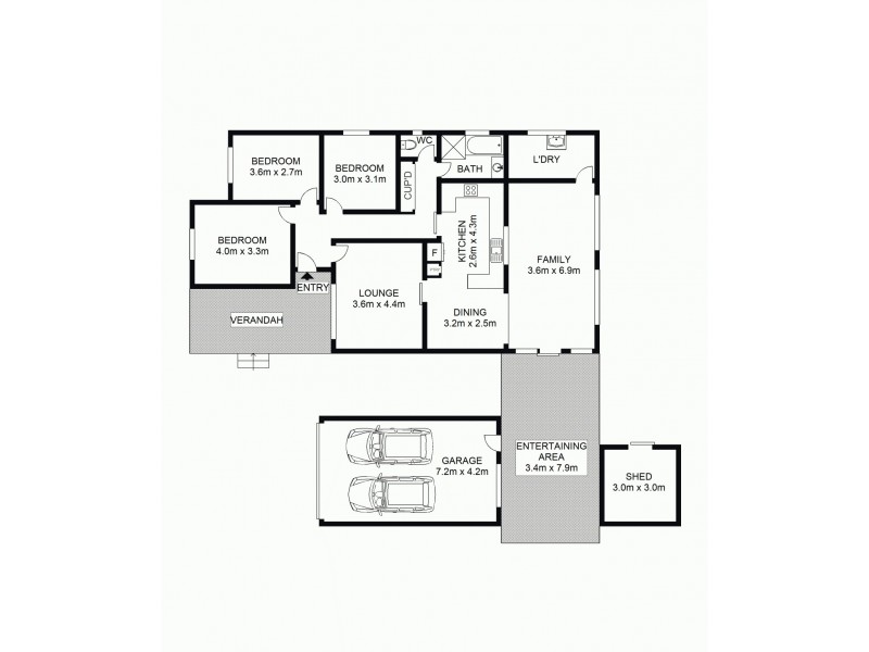 1 Kansas Place, Toongabbie NSW 2146 Floorplan