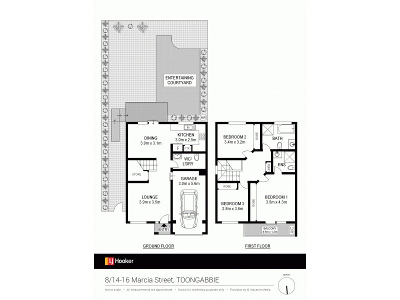 8/14 – 16 Marcia Street, Toongabbie NSW 2146 Floorplan
