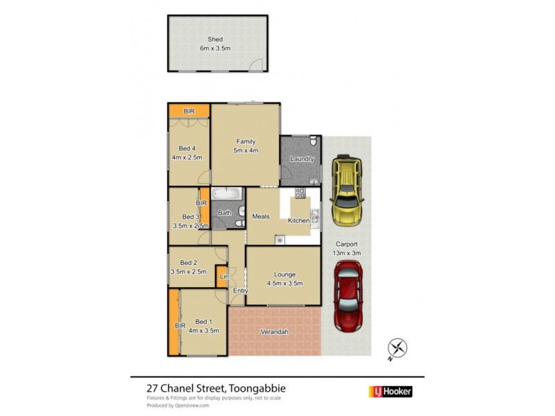 27 Chanel Street, Toongabbie NSW 2146 Floorplan