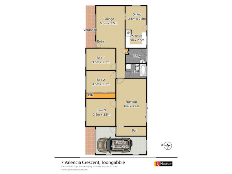 7 Valencia Crescent, Toongabbie NSW 2146 Floorplan