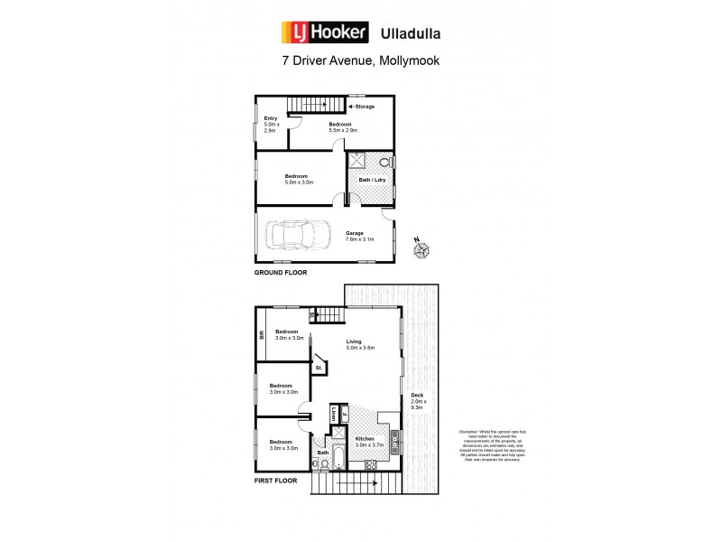 7 Driver Avenue, Mollymook NSW 2539 Floorplan
