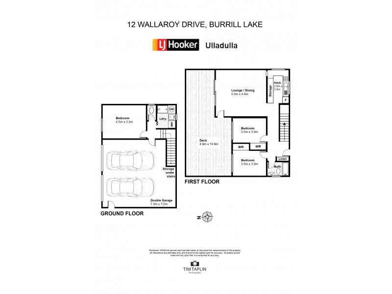 12 Wallaroy Drive, Burrill Lake NSW 2539 Floorplan