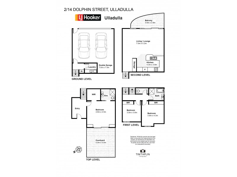 2/14 Dolphin Street, Ulladulla NSW 2539 Floorplan