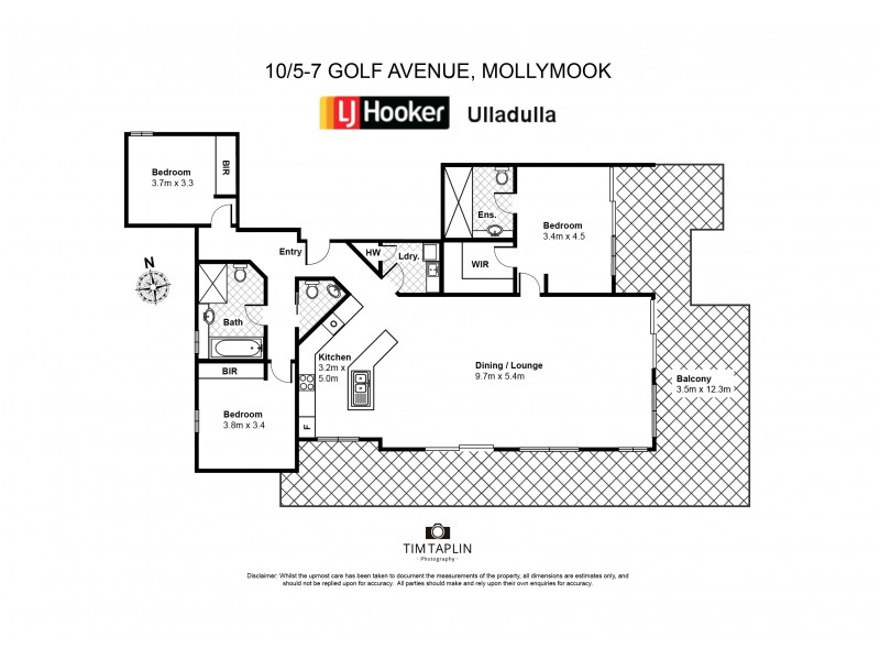 10/5-7 Golf Avenue, Mollymook NSW 2539 Floorplan