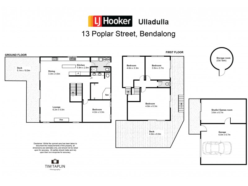 13 Poplar Street, Bendalong NSW 2539 Floorplan
