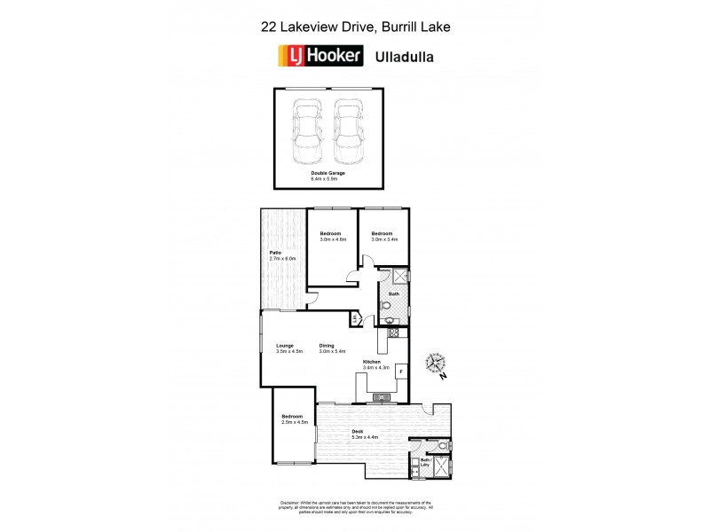 22 Lakeview Drive, Burrill Lake NSW 2539 Floorplan