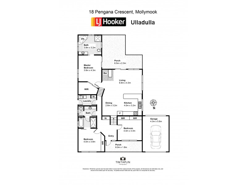 18 Pengana Crescent, Mollymook NSW 2539 Floorplan