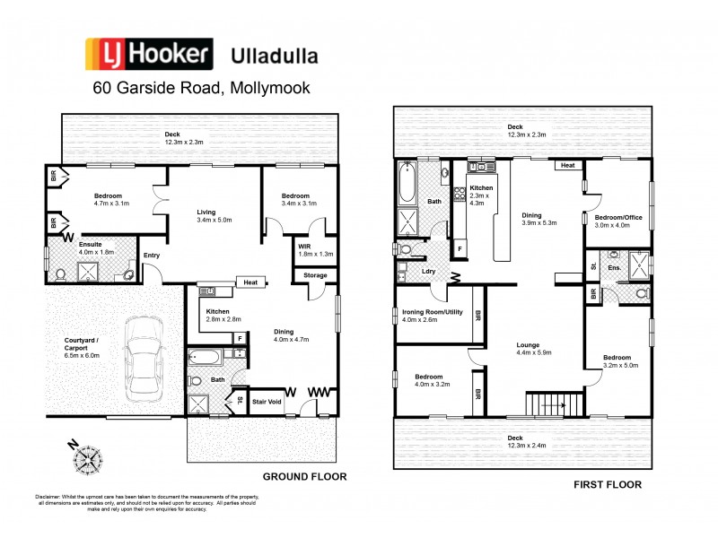 60 Garside Road, Mollymook NSW 2539 Floorplan