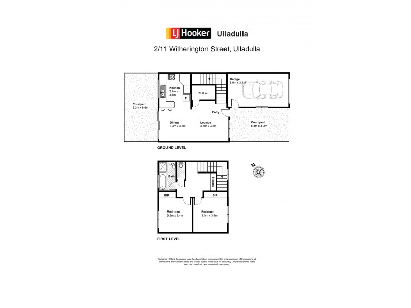 2/11 Witherington Avenue, Ulladulla NSW 2539 Floorplan