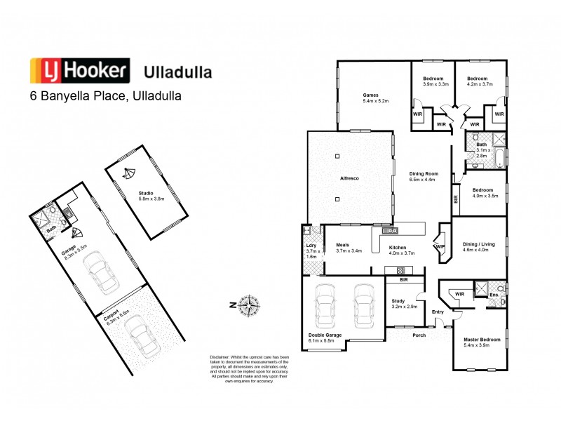 6 Banyalla Place, Ulladulla NSW 2539 Floorplan