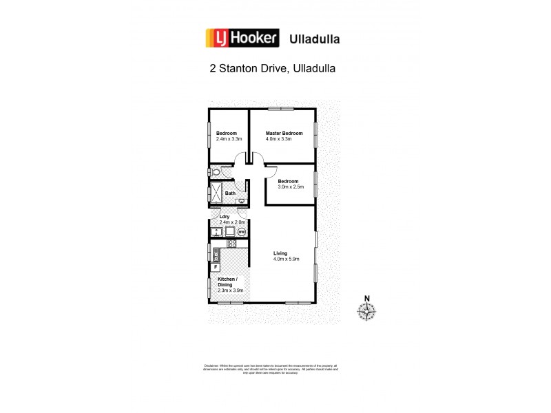 2 Stanton Drive, Ulladulla NSW 2539 Floorplan