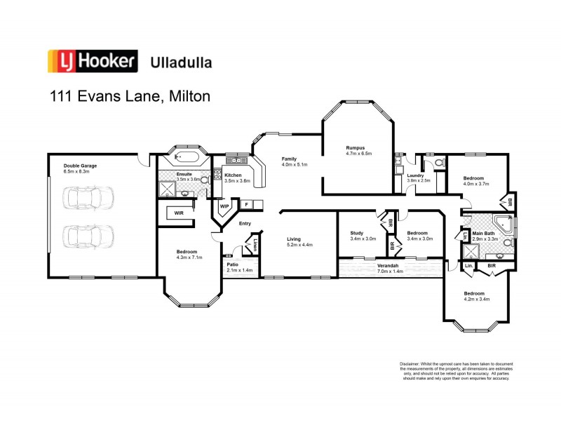 111 Evans Lane, Milton NSW 2538 Floorplan