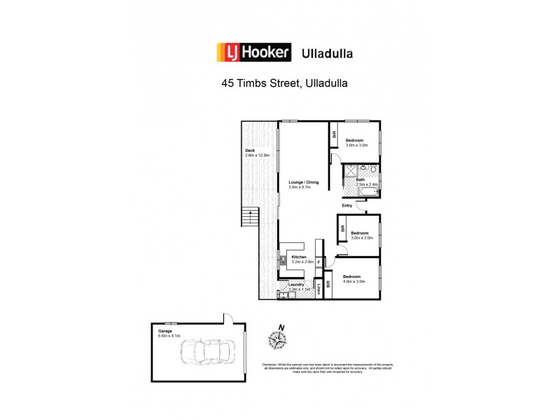 45 Timbs Street, Ulladulla NSW 2539 Floorplan