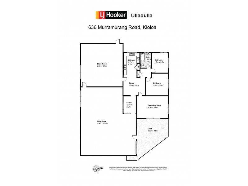 636 Murramarang Road, Kioloa NSW 2539 Floorplan