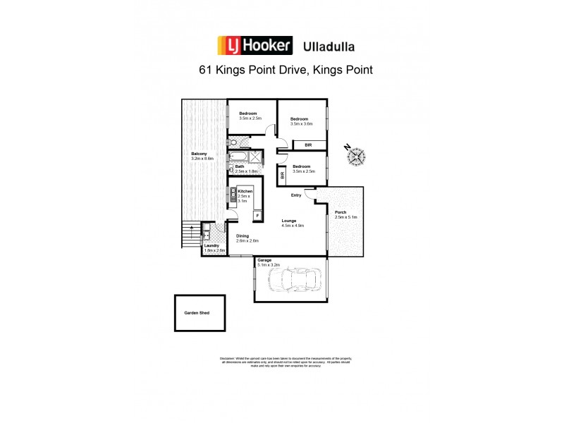 61 Kings Point Drive, Kings Point NSW 2539 Floorplan
