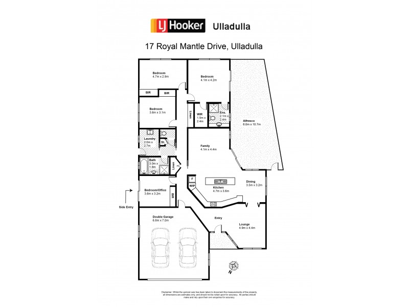 17 Royal Mantle Drive, Ulladulla NSW 2539 Floorplan