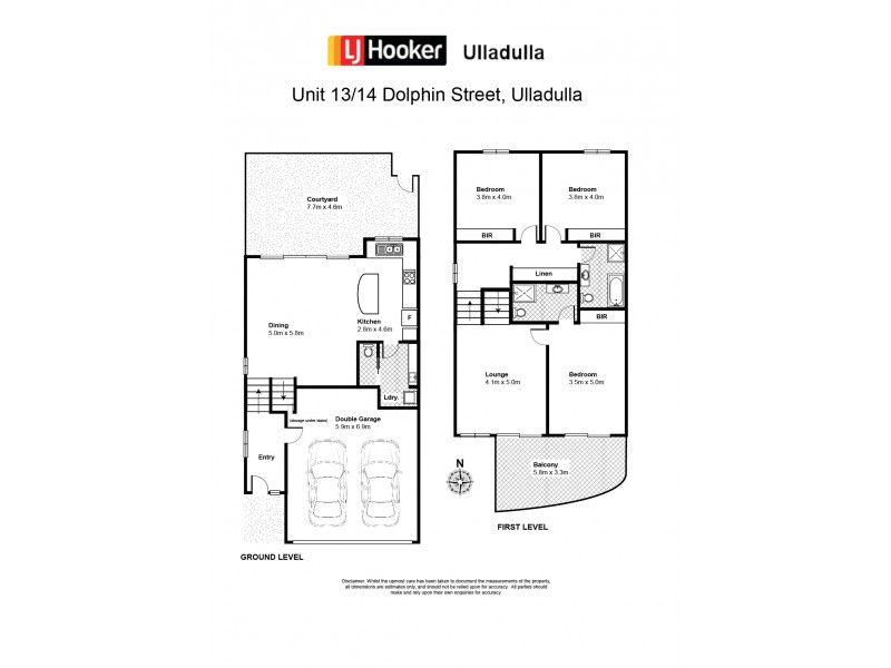 13/14 Dolphin Street, Ulladulla NSW 2539 Floorplan