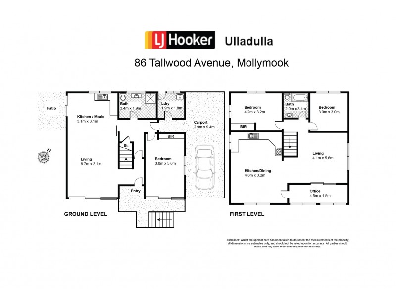 86 Tallwood Avenue, Mollymook NSW 2539 Floorplan