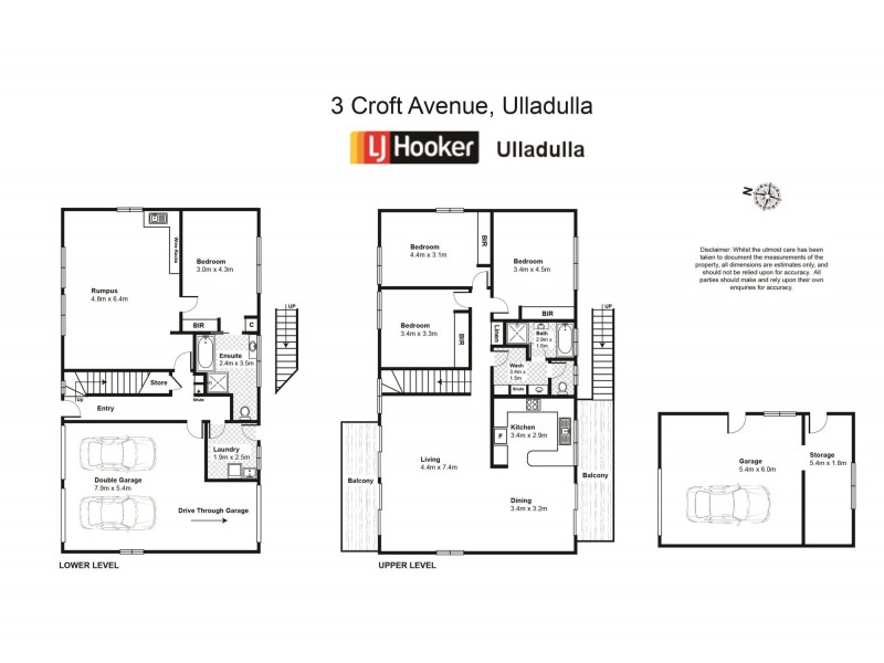 3 Croft Avenue, Ulladulla NSW 2539 Floorplan