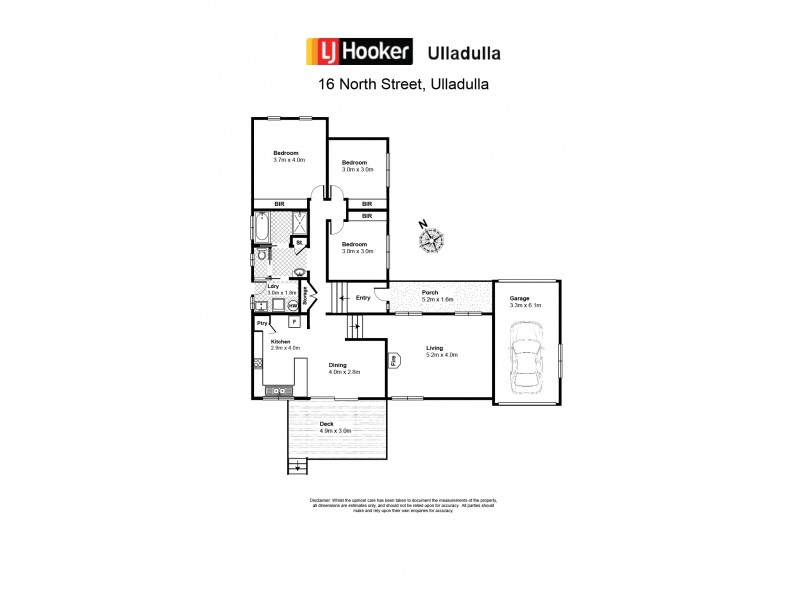16 North Street, Ulladulla NSW 2539 Floorplan