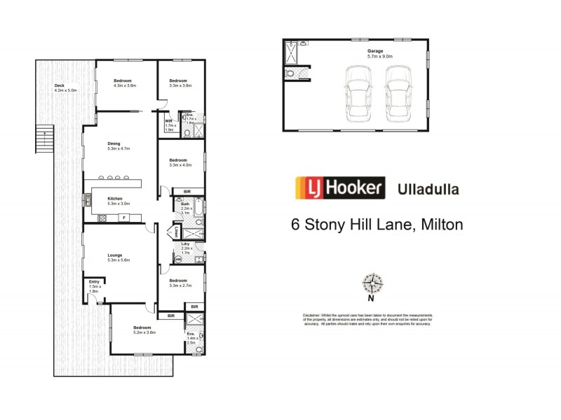 6 Stony Hill Lane, Milton NSW 2538 Floorplan