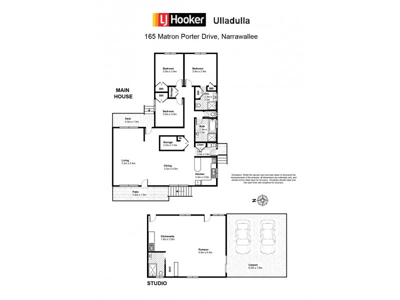 165 Matron Porter Drive, Narrawallee NSW 2539 Floorplan
