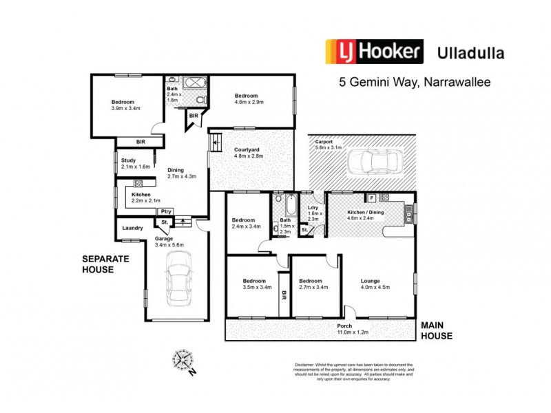 5 Gemini Way, Narrawallee NSW 2539 Floorplan
