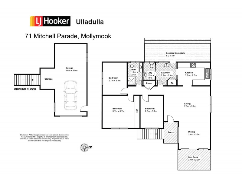 71 Mitchell Pde, Mollymook NSW 2539 Floorplan