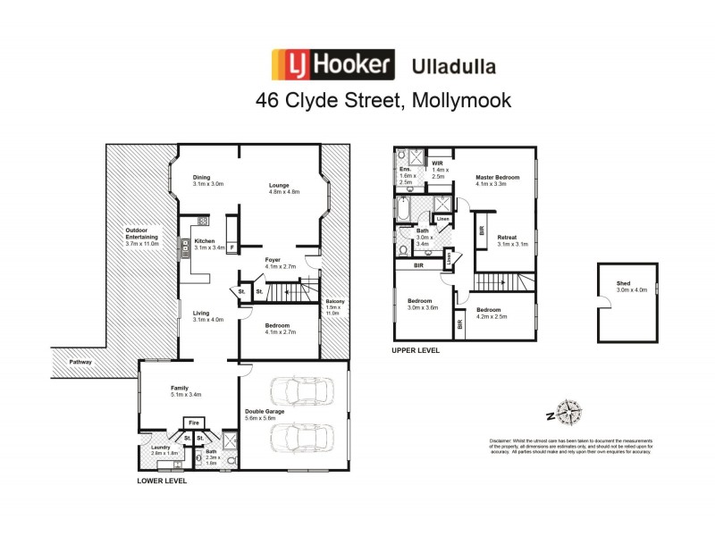 46 Clyde Street, Mollymook NSW 2539 Floorplan