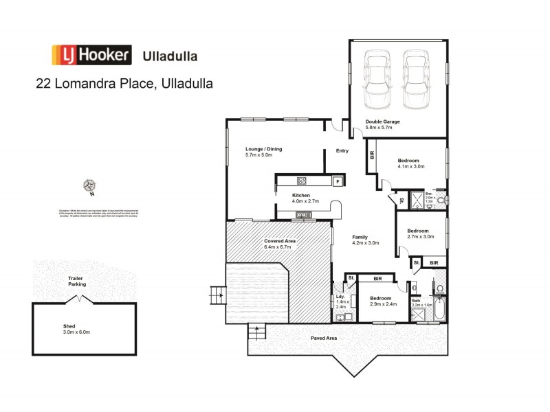 22 Lomandra Place, Ulladulla NSW 2539 Floorplan