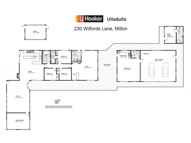 230 Wilfords Lane, Milton NSW 2538 Floorplan