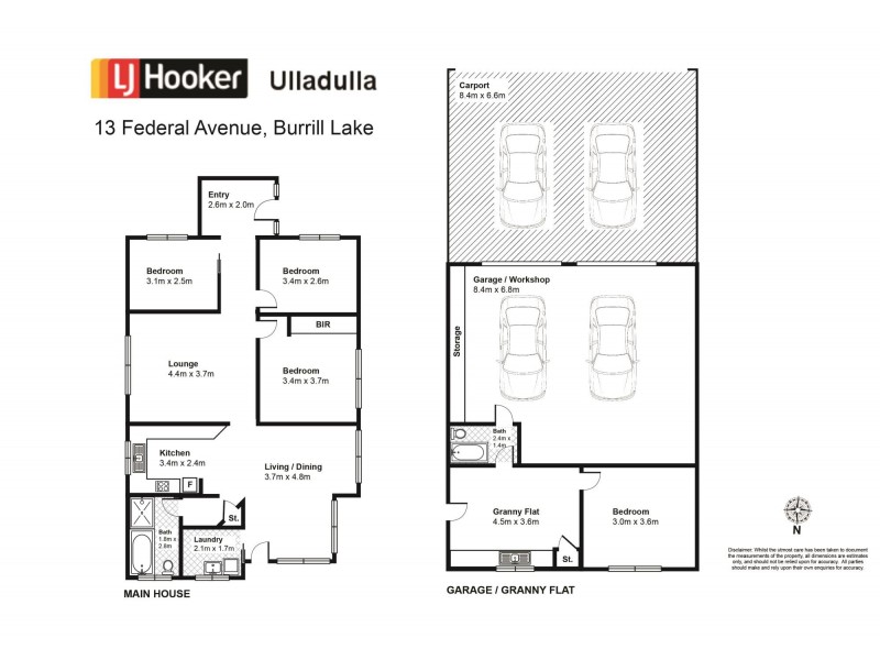13 Federal Avenue, Burrill Lake NSW 2539 Floorplan
