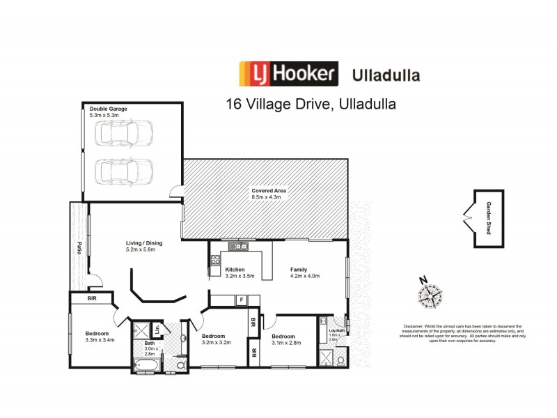 16 Village Drive, Ulladulla NSW 2539 Floorplan